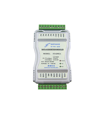 7、SY AD 04/SY AD08系列低成本模擬量轉(zhuǎn)RS485多路輸入端共地型總線智能傳感器模塊